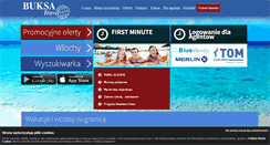 Desktop Screenshot of buksatravel.pl